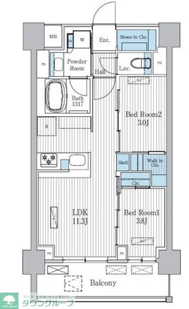 Terra蚕糸の森の物件間取画像
